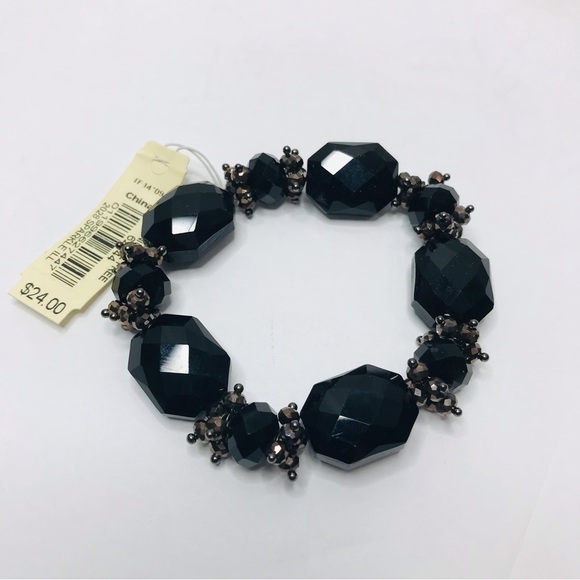 2028 Black Beaded Bracelet - Picture 2 of 4
